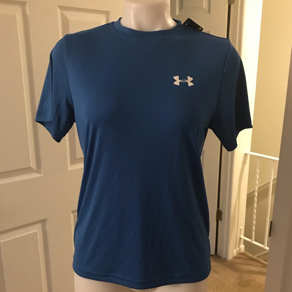 💖Blue Under Armour Boys top